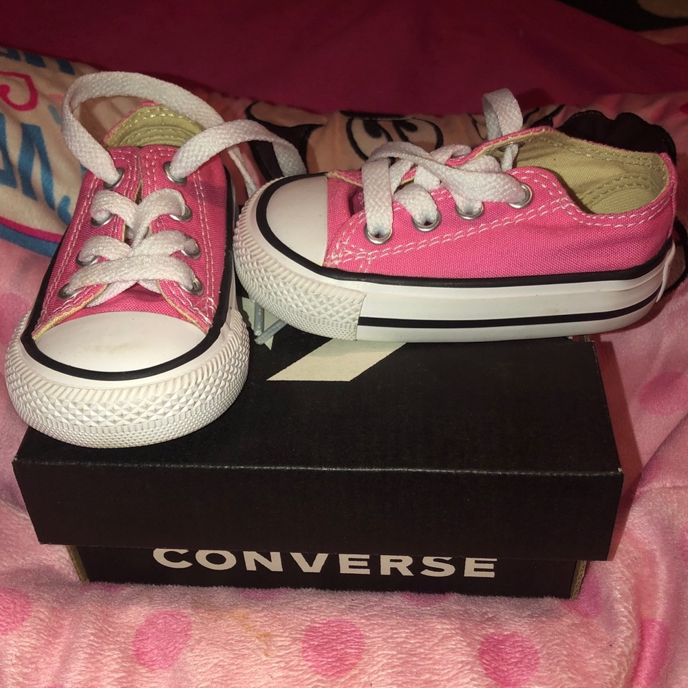 Pink Converse Infants Shoes